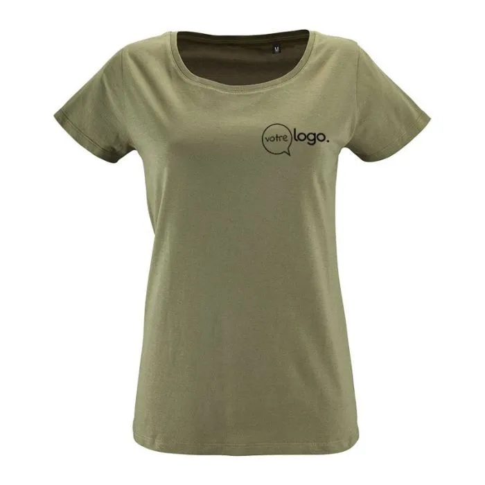 Tee-shirt femme manches courtes personnalisé MILO