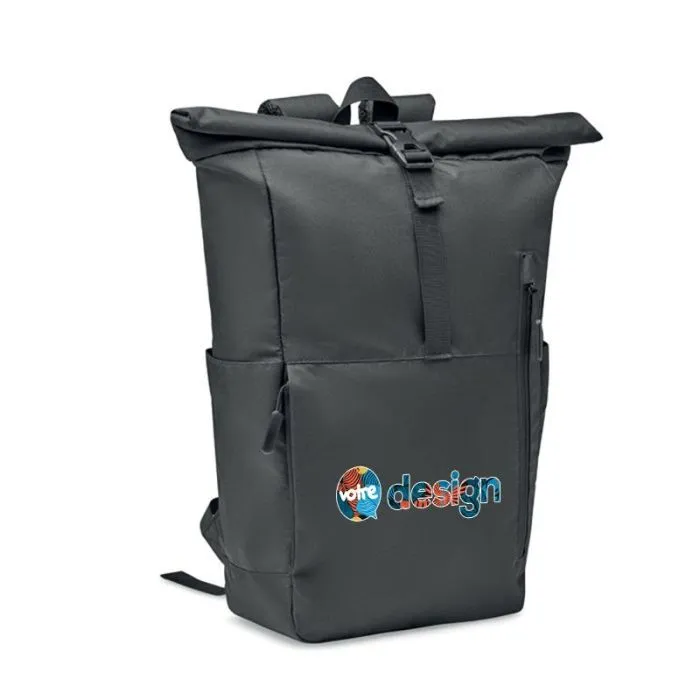 Sac personnalisé pour ordinateur RPET 300D - VALLEY ROLLPACK