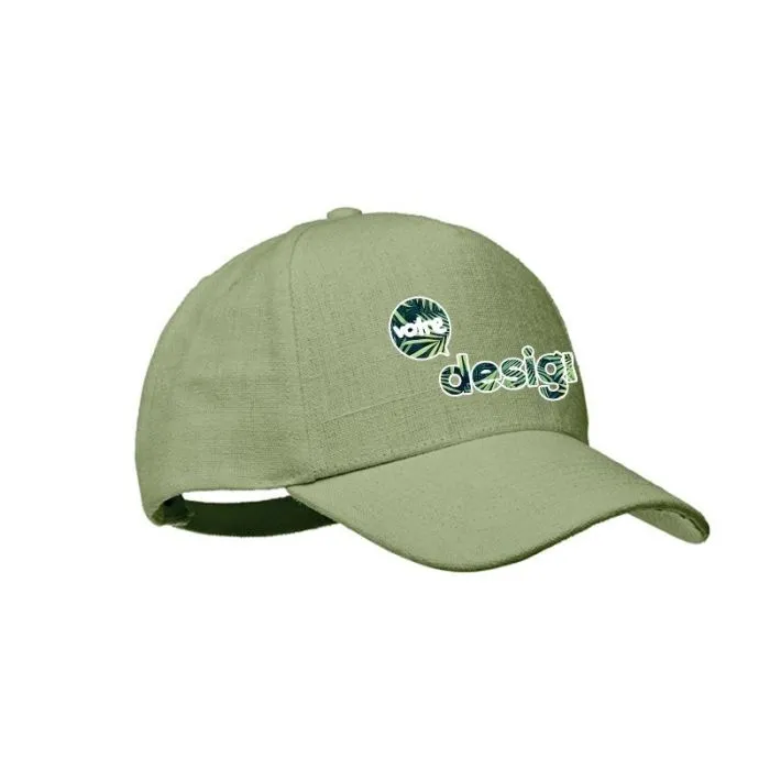 Casquette baseball personnalisé en chanvre NAIMA CAP
