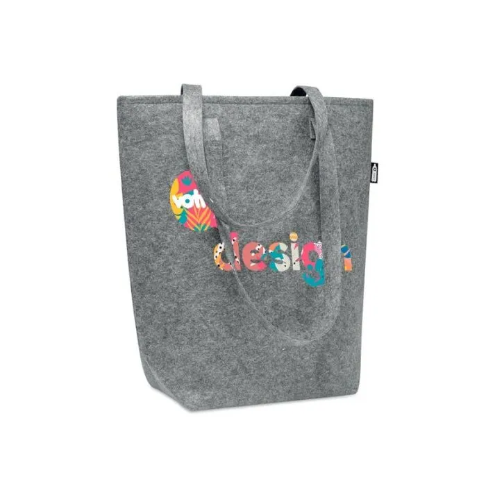 Sac personnalisé shopping en feutre RPET TASLO