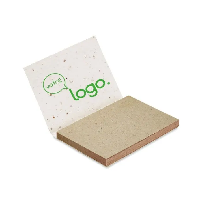 Bloc notes personnalisé couverture à planter - GROW ME