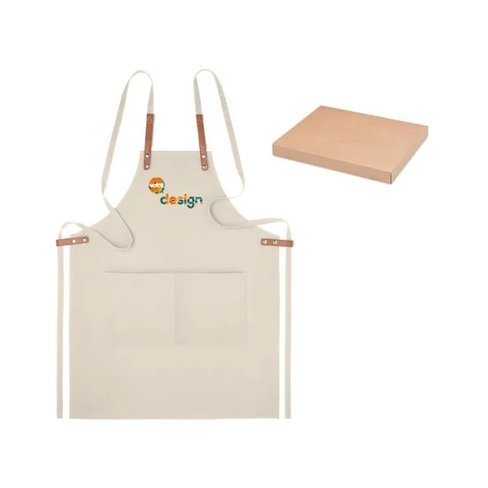 Tablier personnalisé coton orga. 340 gr/m². NAGPUR