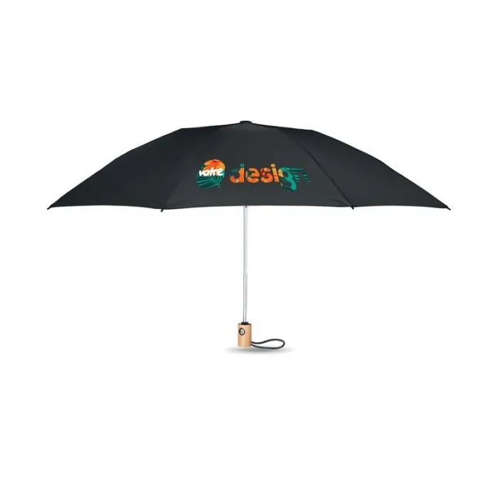 Parapluie personnalisé 190T RPET de 23'' LEEDS