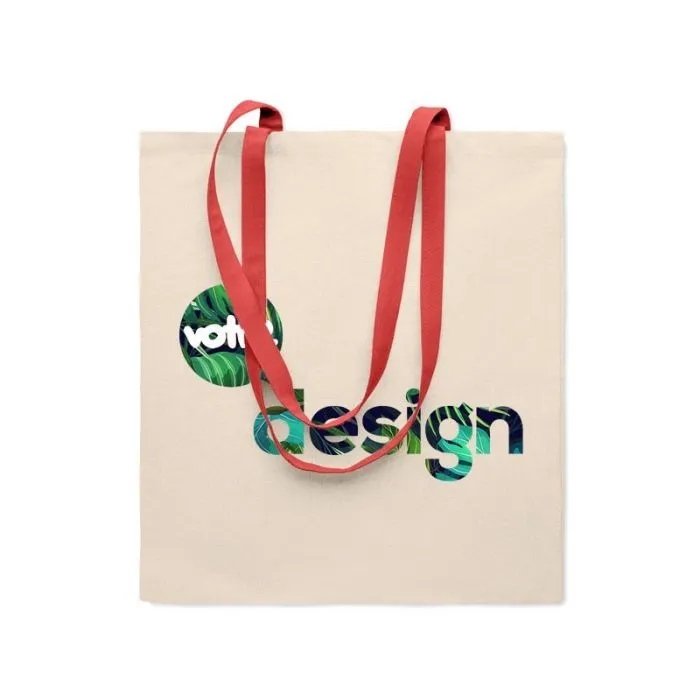 Sac shopping personnalisé en coton 140 gr/m² ZEVRA