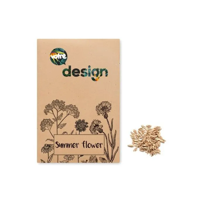 Enveloppe personnalisée graines fleurs sauvages SEEDLOPE