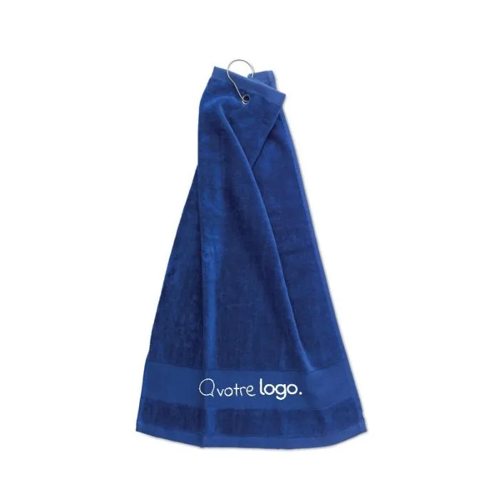 Serviette de golf publicitaire en coton avec HITOWGO