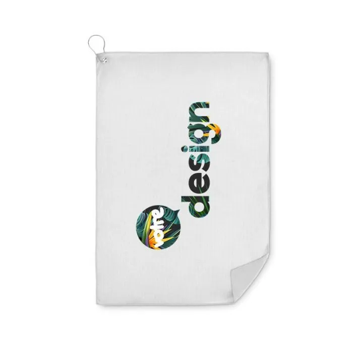 Serviette de golf personnalisée en RPET TOWGO