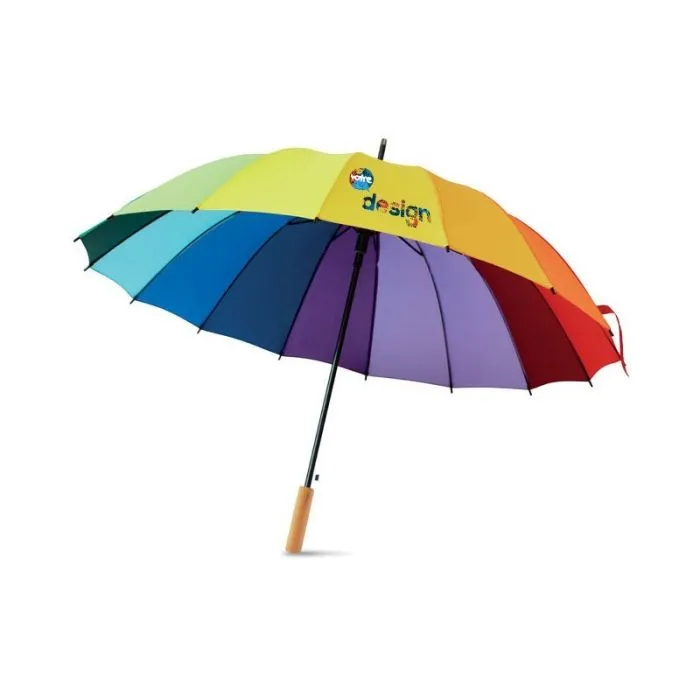 Parapluie publicitaire arc-en-ciel 27 " BOWBRELLA
