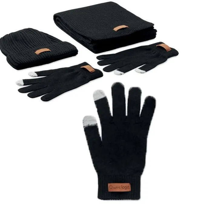 Set 3 pièces d'hiver personnalisées en RPET DENALI