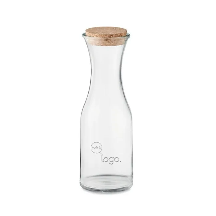 Carafe personnalisée en verre recyclé 1L PICCA