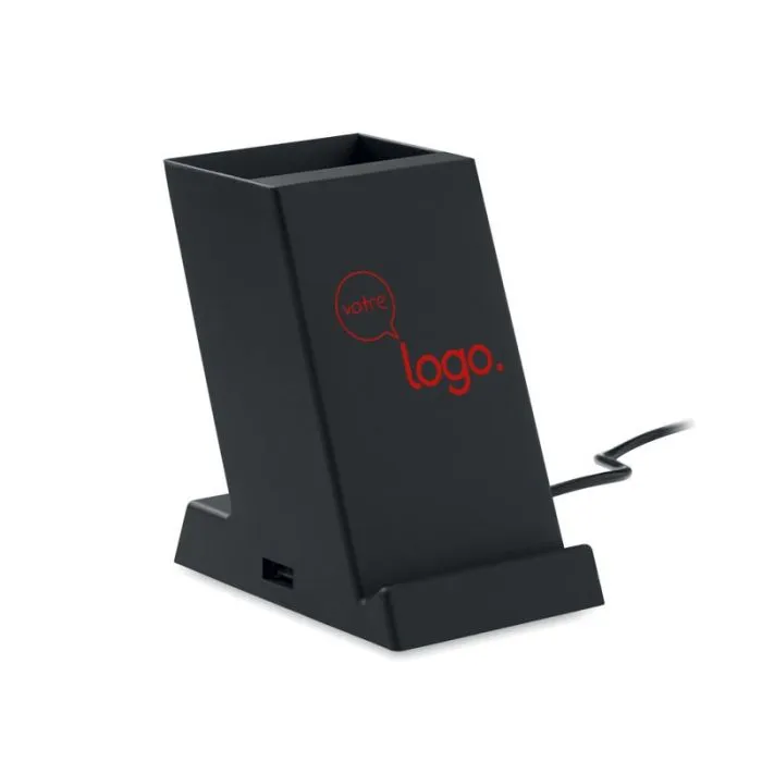 Chargeur personnalisé sans fil 15W en ABS BLOCK