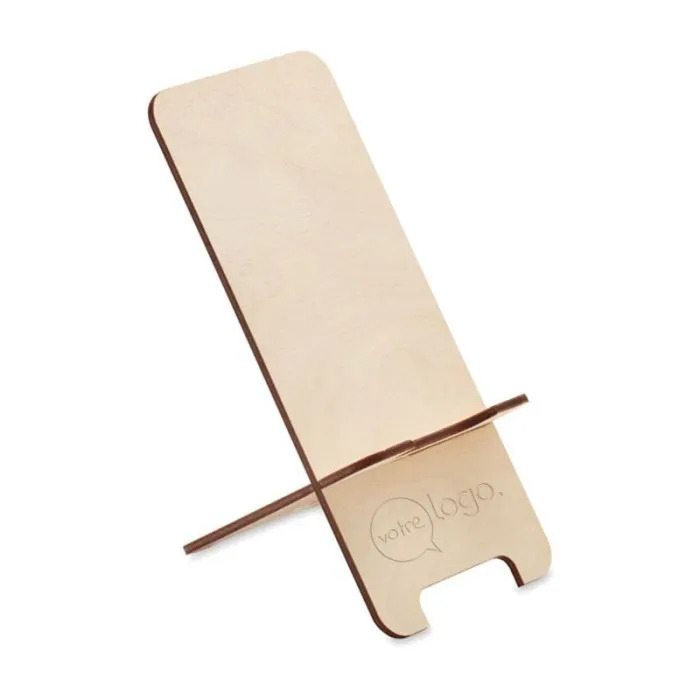 Support de téléphone en bouleau publicitaire - GROUW STAND
