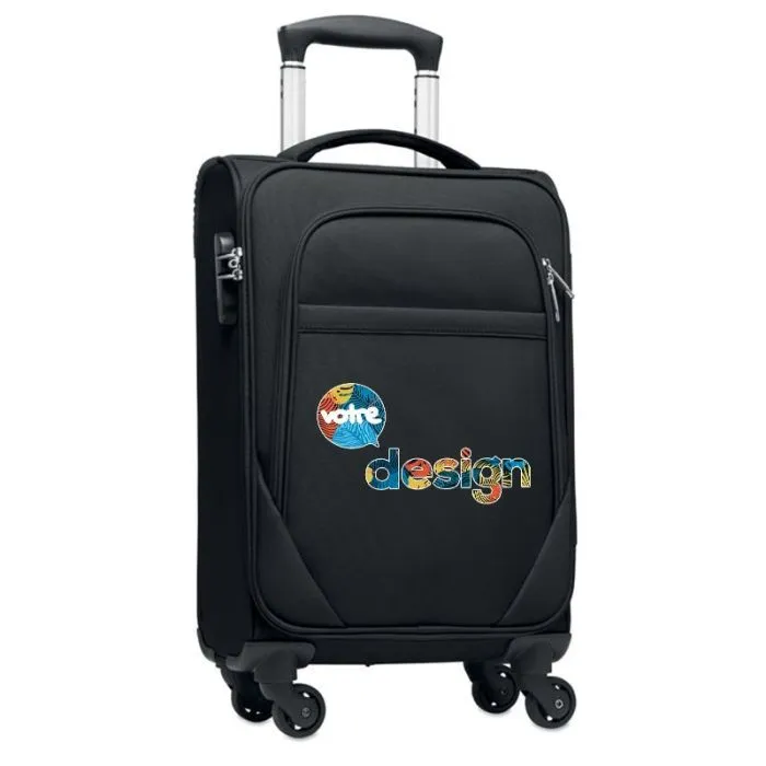 Valise personnalisée cabine RPET 600D - VOYAGE