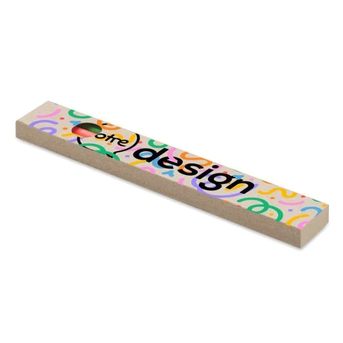 4 crayons surligneurs dans une boîte personnalisée - BOWY