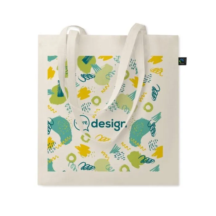 Sac shopping publicitaire en coton Fairtrade - OSOLE