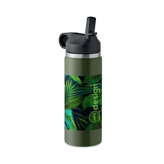 Gourde publicitaire à double paroi 500 ml - IVALO
