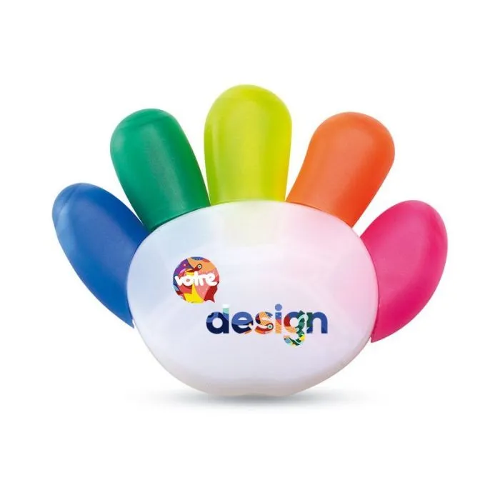 Surligneur 5 couleurs personnalisés COLORE
