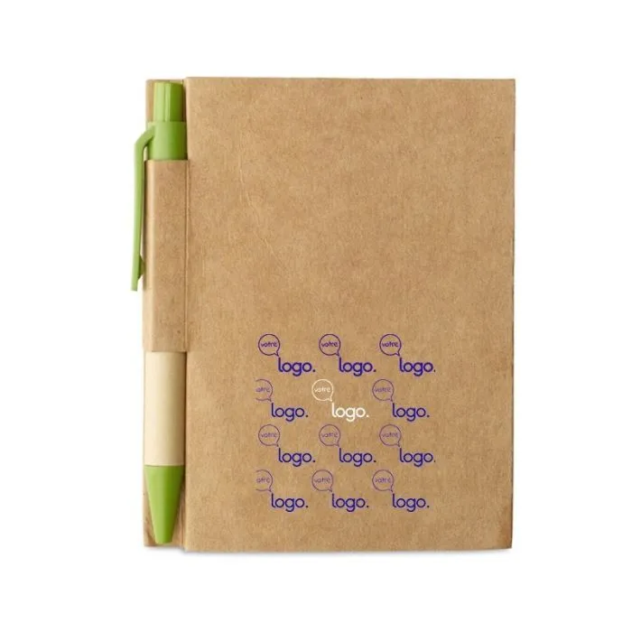 Carnet et son stylo personnalisé CARTOPAD