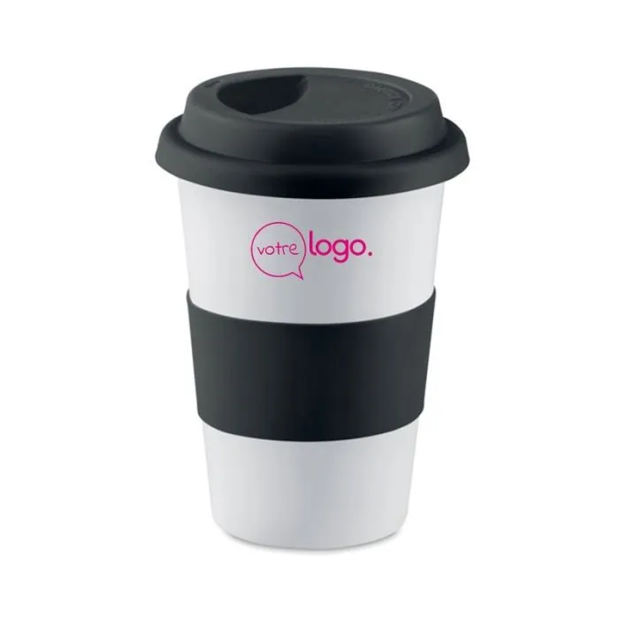 Mug céramique personnalisé avec silicone 400ml - TRIBECA
