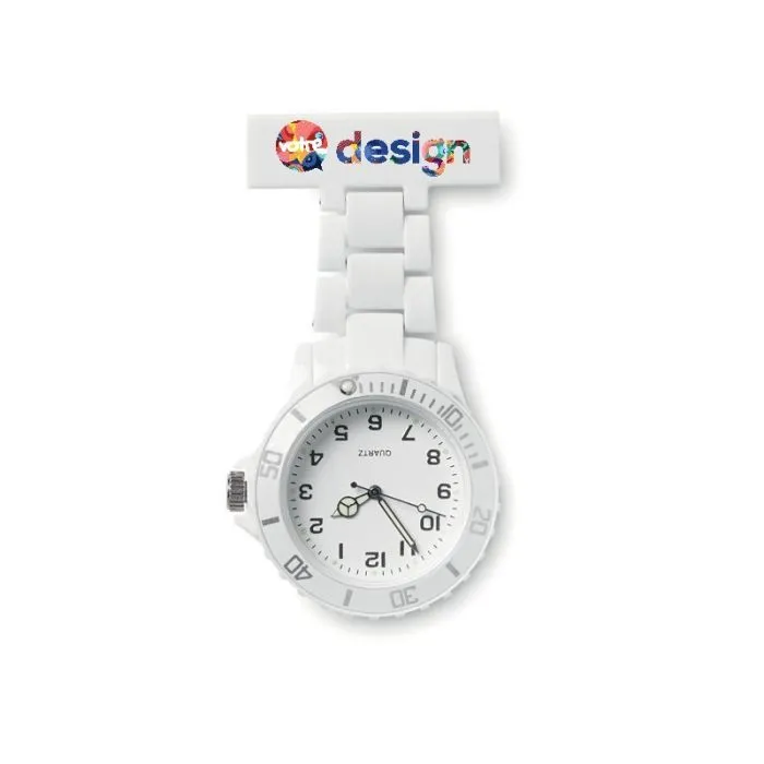 Montre infirmière analogique publicitaire NURWATCH