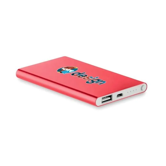 Powerbank publicitaire ultra plat 4000 mAh POWERFLAT
