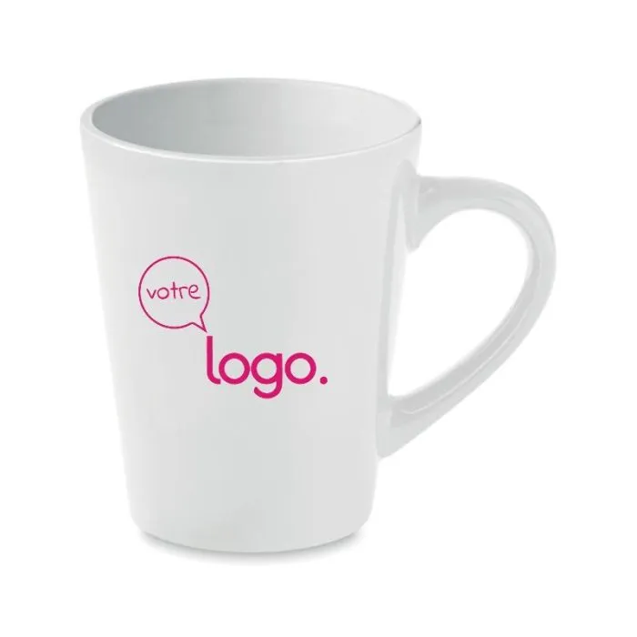 Mug en céramique publicitaire 180 ml. TAZA