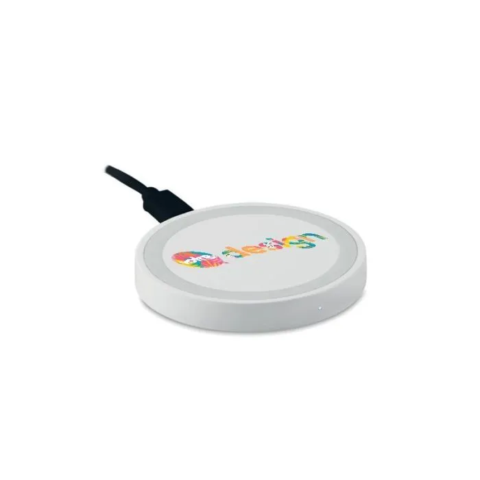 Chargeur sans fil personnalisé rond WIRELESS PLATO