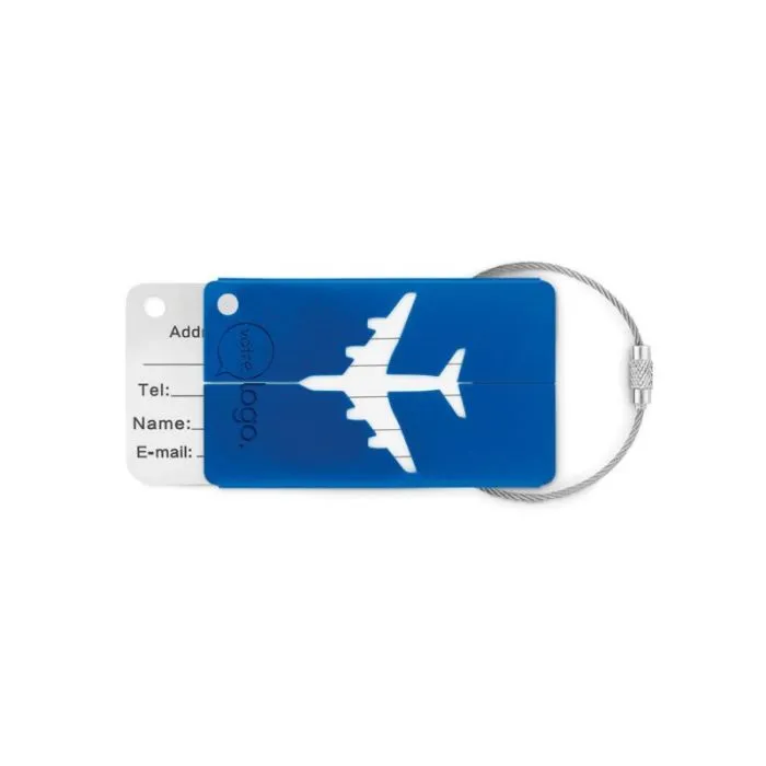 Étiquette à bagage personnalisée en aluminium FLY TAG