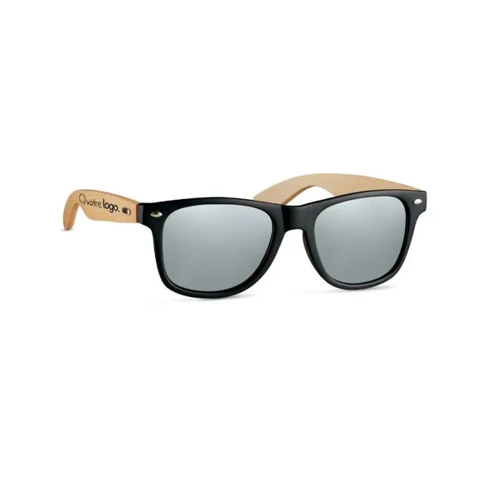 Lunettes de soleil publicitaire en bambou. CALIFORNIA TOUCH