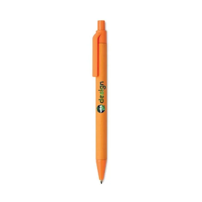 Stylo à bille en papier/maïs publicitaire CARTOON COLOURED
