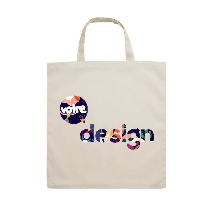 Sac shopping coton publicitaire 140gr/m² MARKETA +