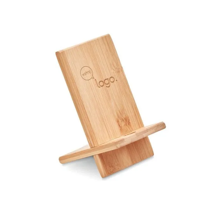 Support de téléphone personnalisé en bambou WHIPPY