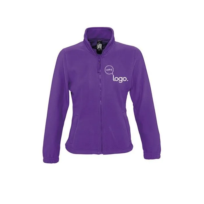 Veste micropolaire zippée femme personnalisée NORTH
