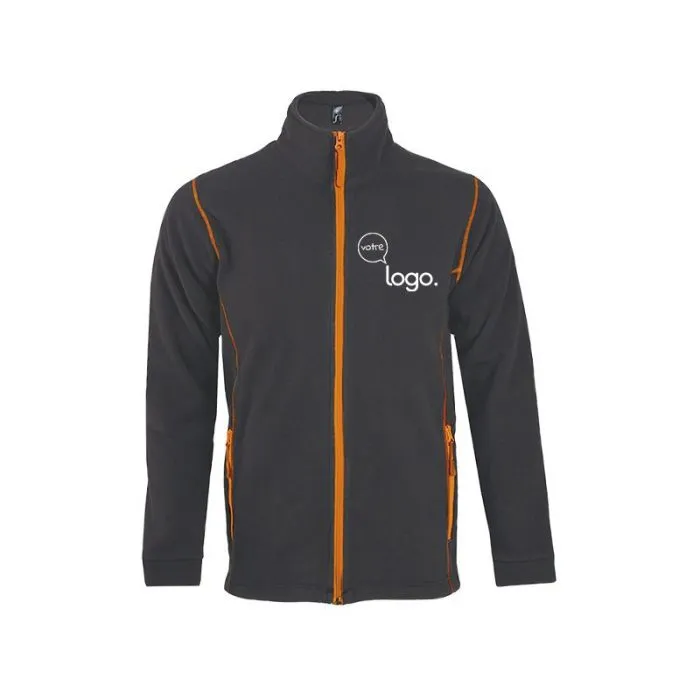 Veste micropolaire zippée homme personnalisée NOVA