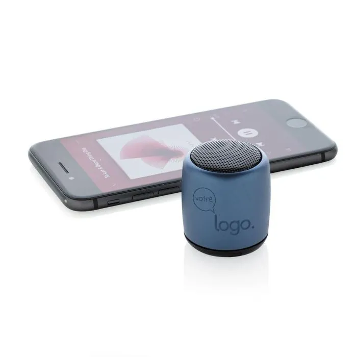 Mini enceinte publicitaire sans fil en aluminium