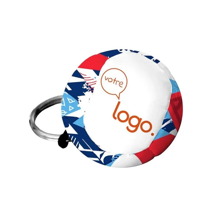 Porte clés ballon de foot publicitaire éco conçu