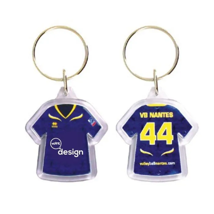 Porte clés publicitaire en acrylique T-Shirt
