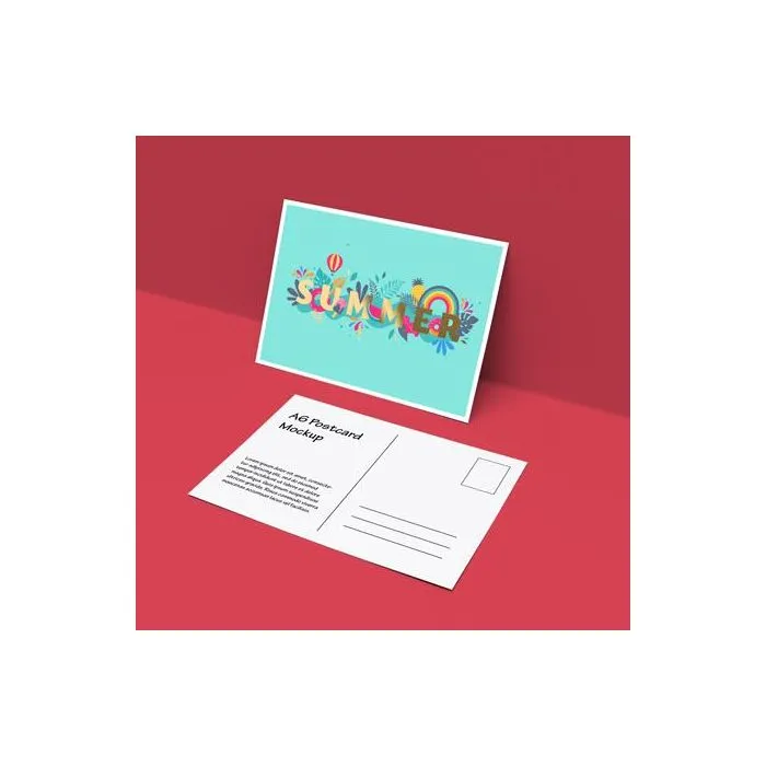 Carte postale personnalisé finition deluxe