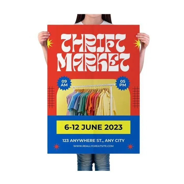 Affiche A1 publicitaire