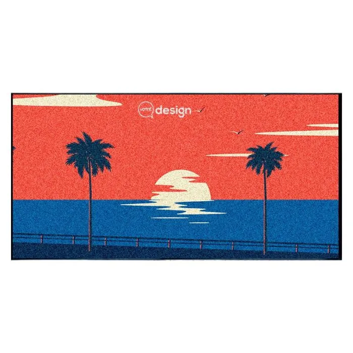 Tapis personnalisable 150x300cm en nylon anti-traces - Scrape Impressions