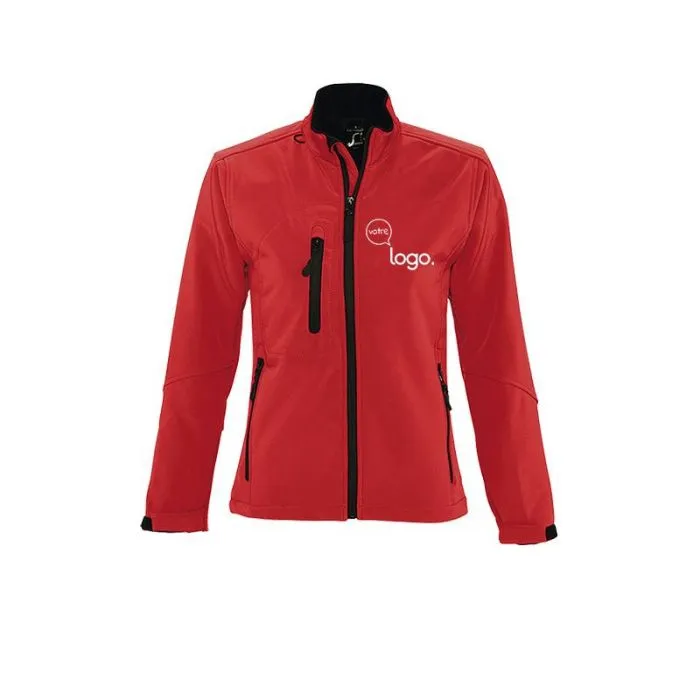 Veste femme zippée softshell personnalisée ROXY