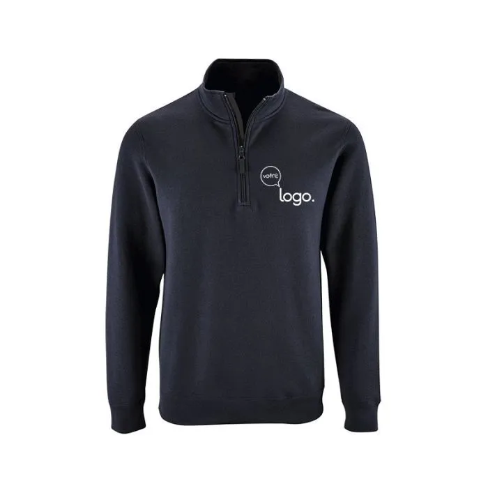 Sweat-shirt homme col camionneur personnalisé STAN