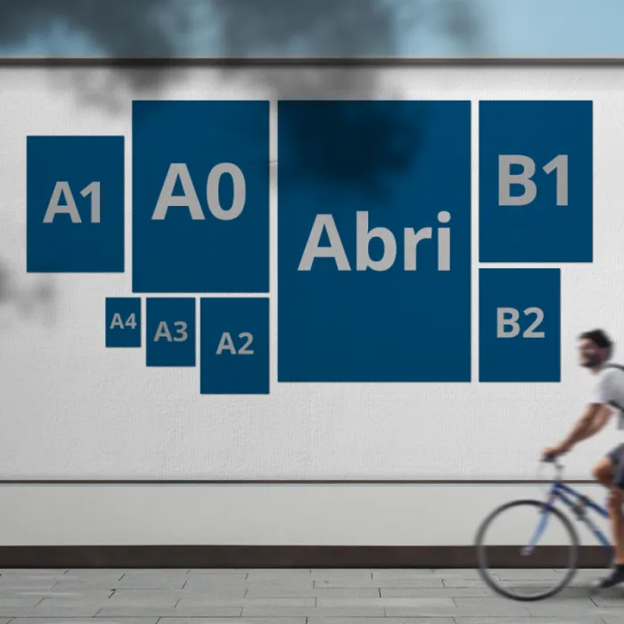 Klassieke reclameposter om af te drukken