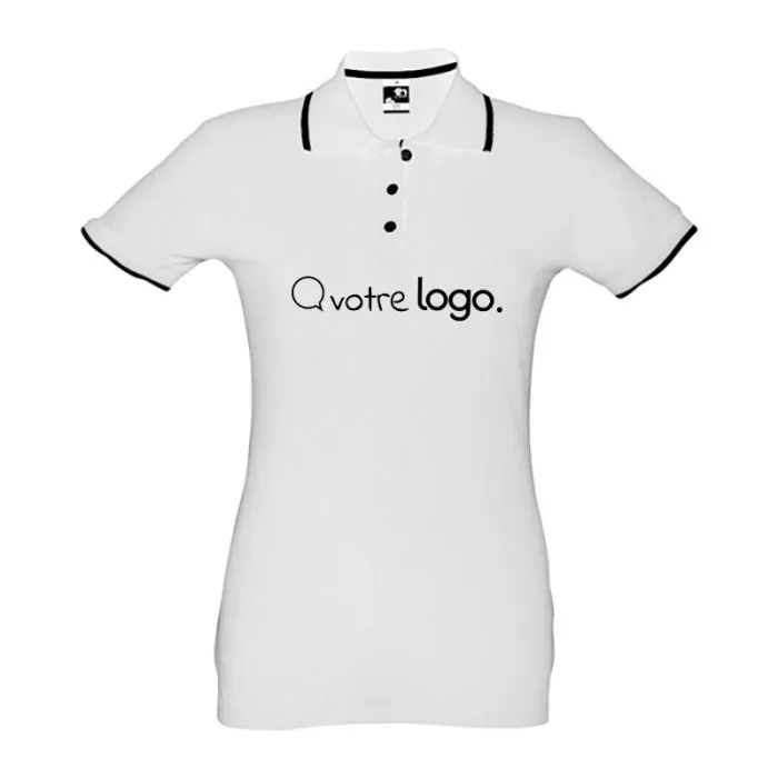 Polo slim fit personnalisé femme ROME WOMEN