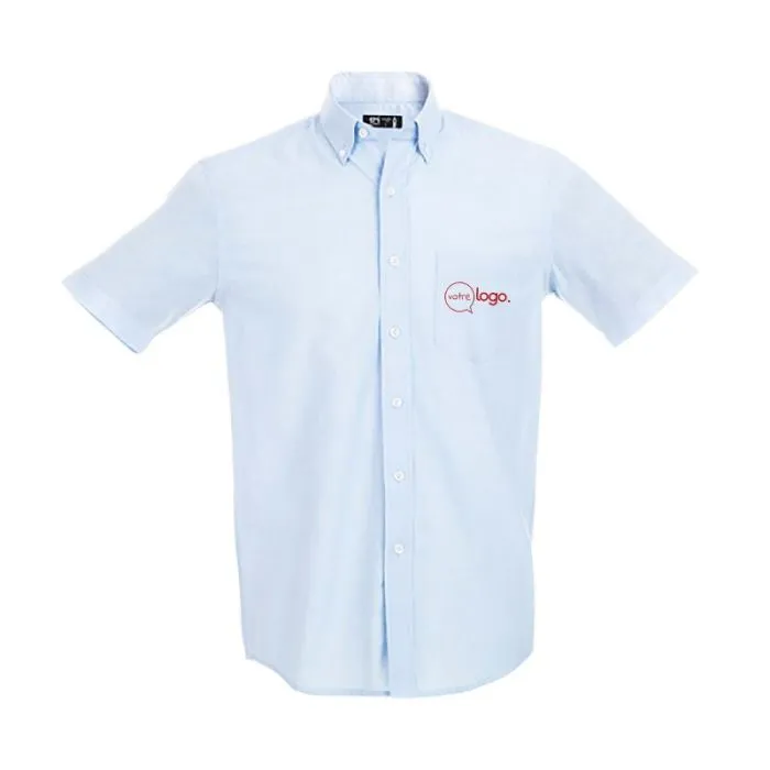 Chemise personnalisé manches courtes homme LONDON