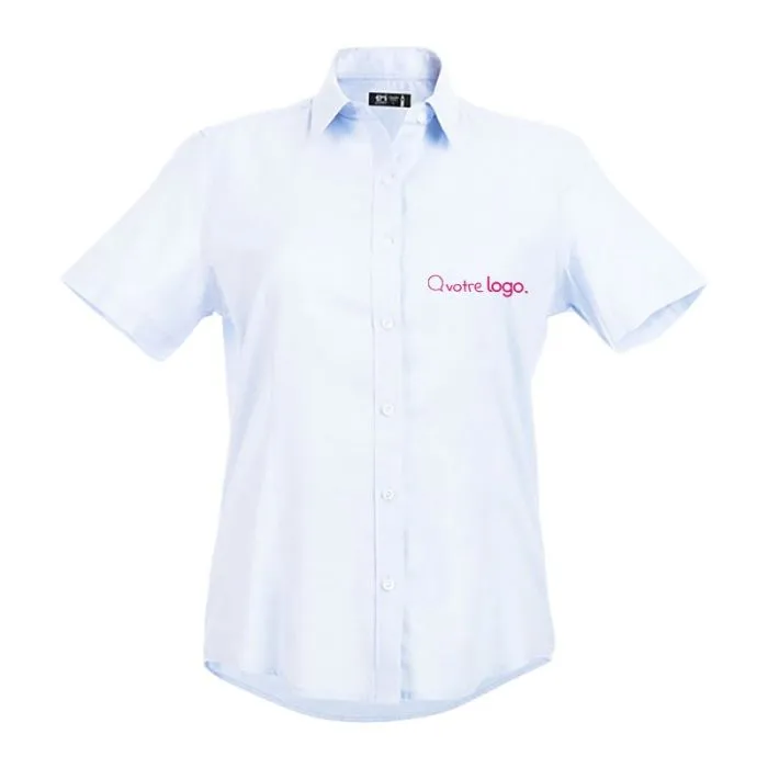 Chemise publicitaire manches courtes femme LONDON WOMEN