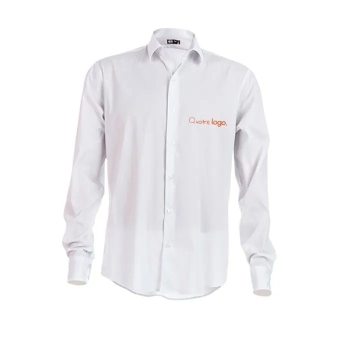Chemise publicitaire manches longues homme PARIS