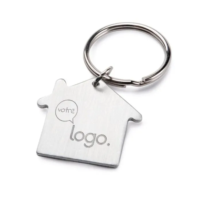 Porte-clés personnalisé maison HOMIER