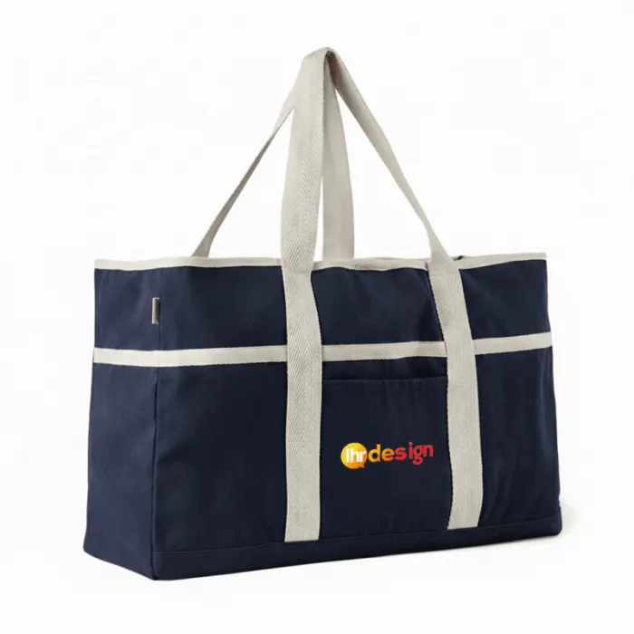 Sac de plage en toile recyclée AWARE™ publicitaire - VINGA  Volonne
