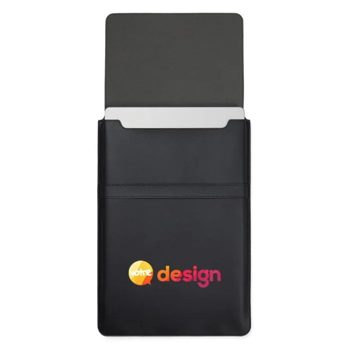 Housse d'ordinateur portable Timo personnalisée en polyester recyclé RCS